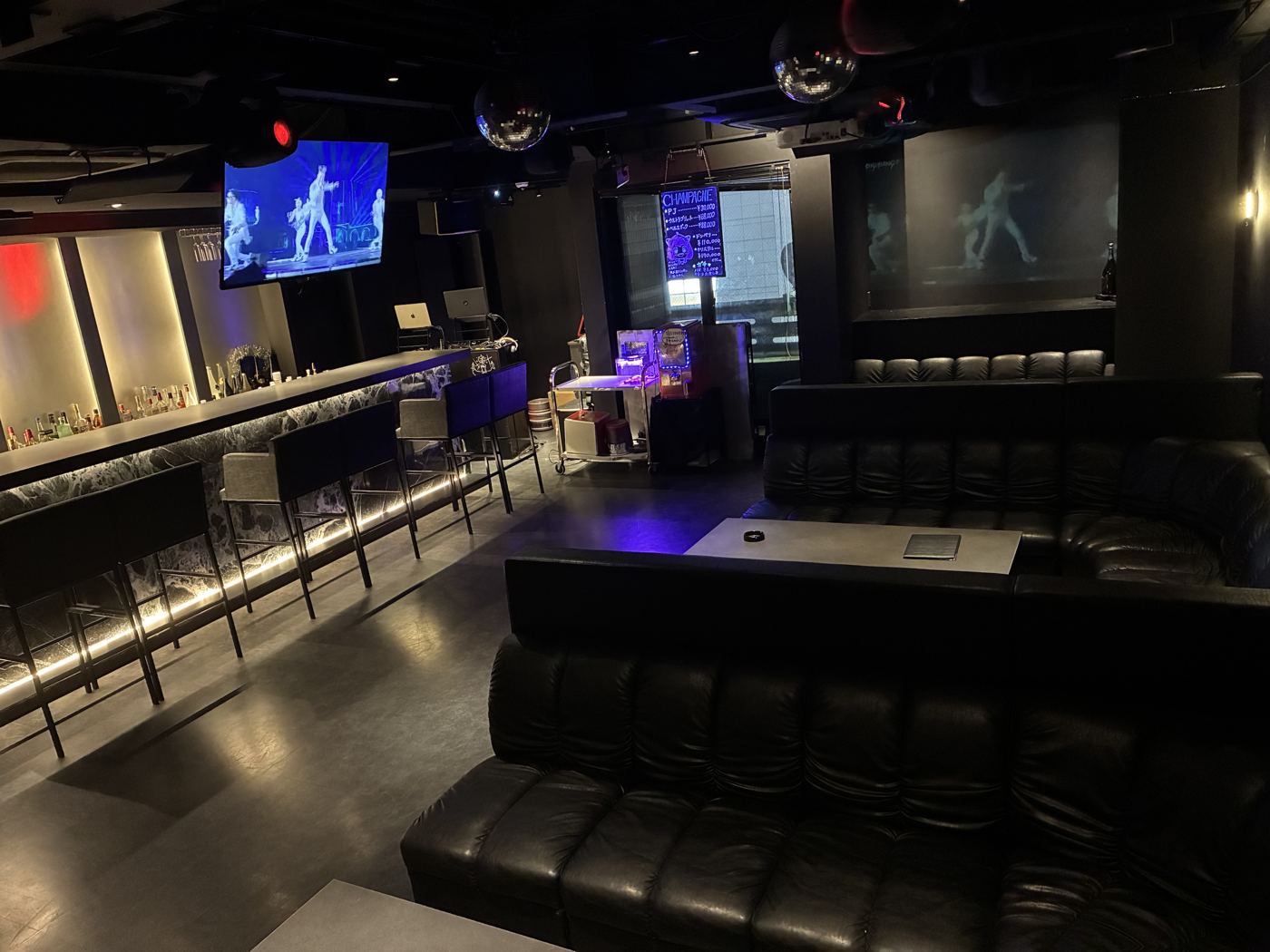 music bar 8階の店内